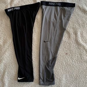 TWO Nike Pro leggings
